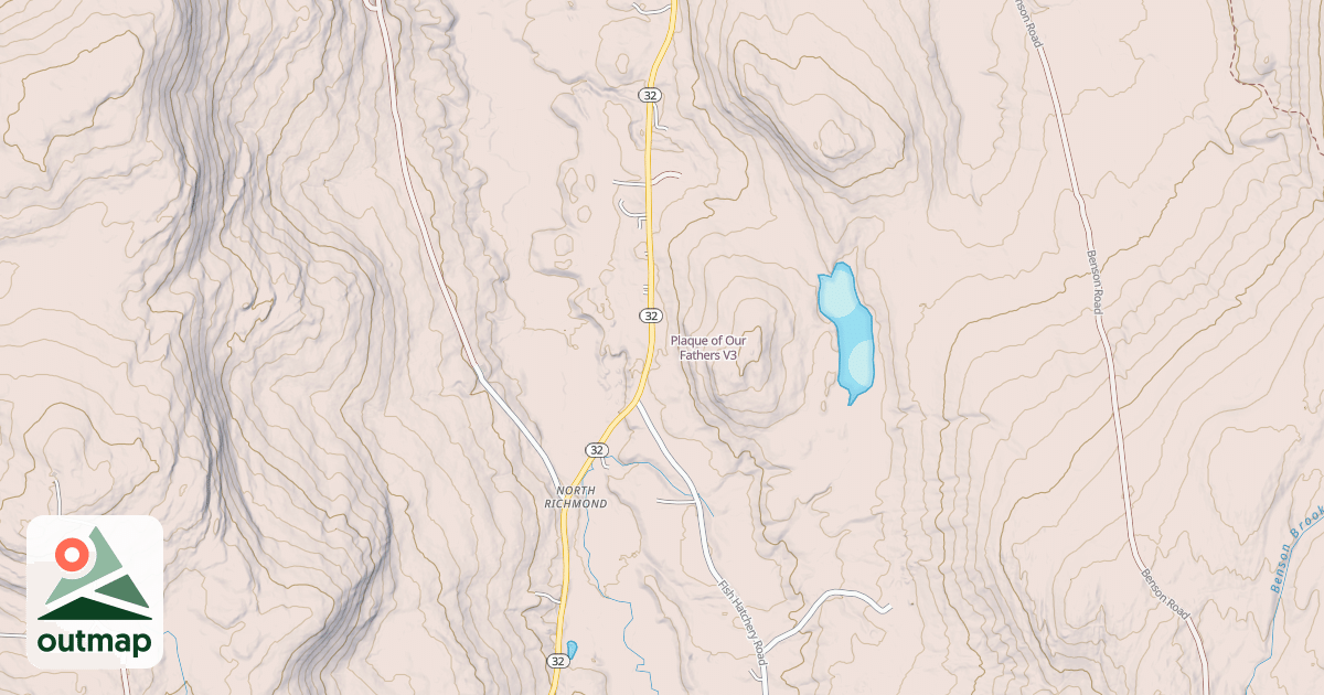 Map of Plaque of Our Fathers