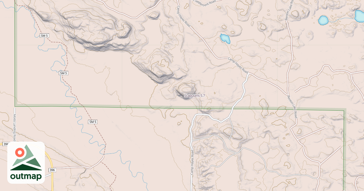 Map of Scapularis