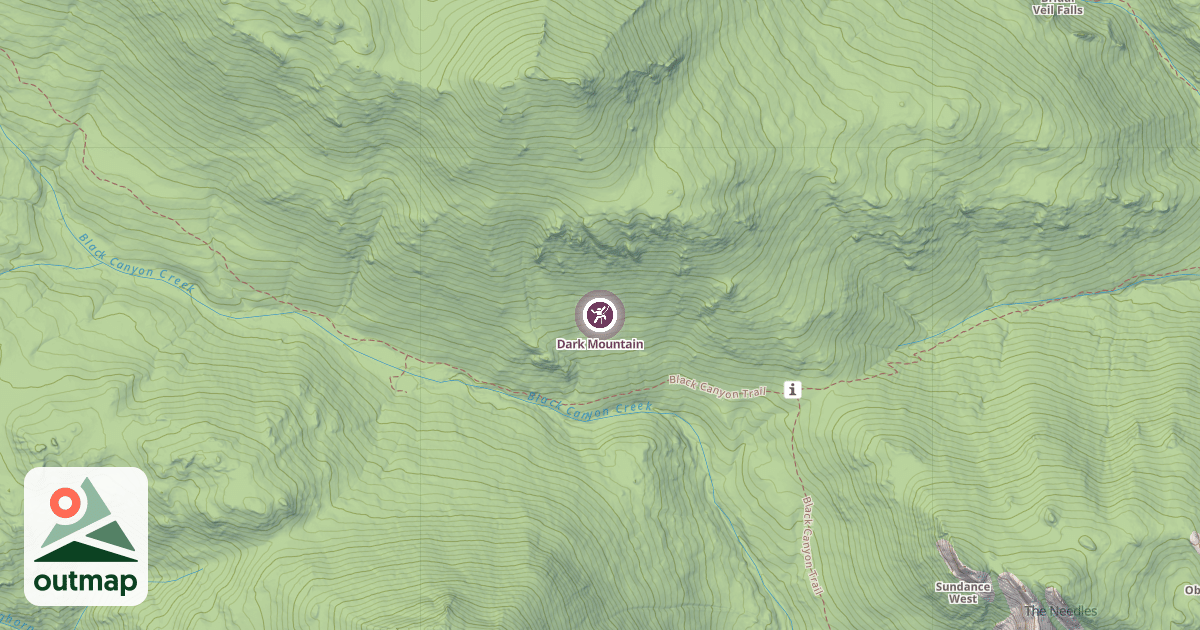 Map of Dark Mountain