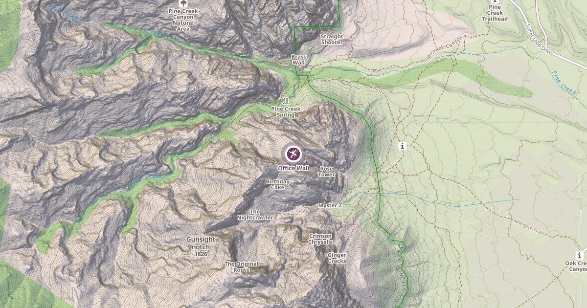 Map preview of Office Wall