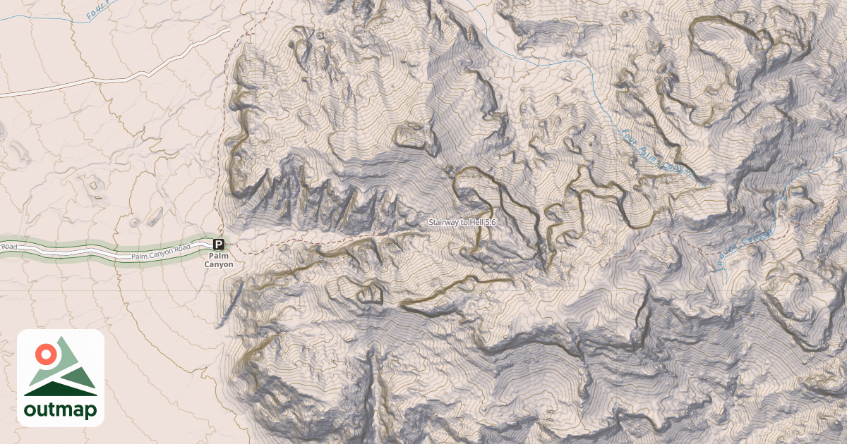 Map of Stairway to Hell