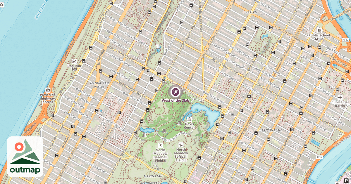 Map of West of the Slab