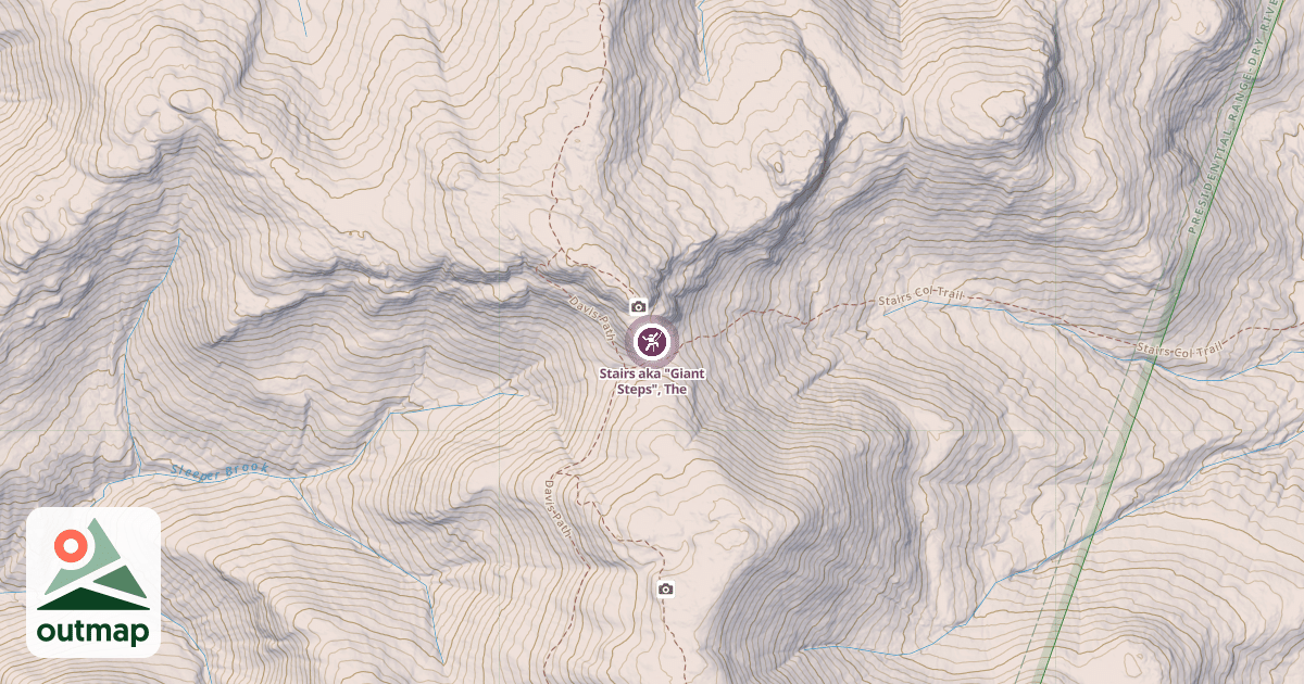 Map of Stairs aka "Giant Steps", The
