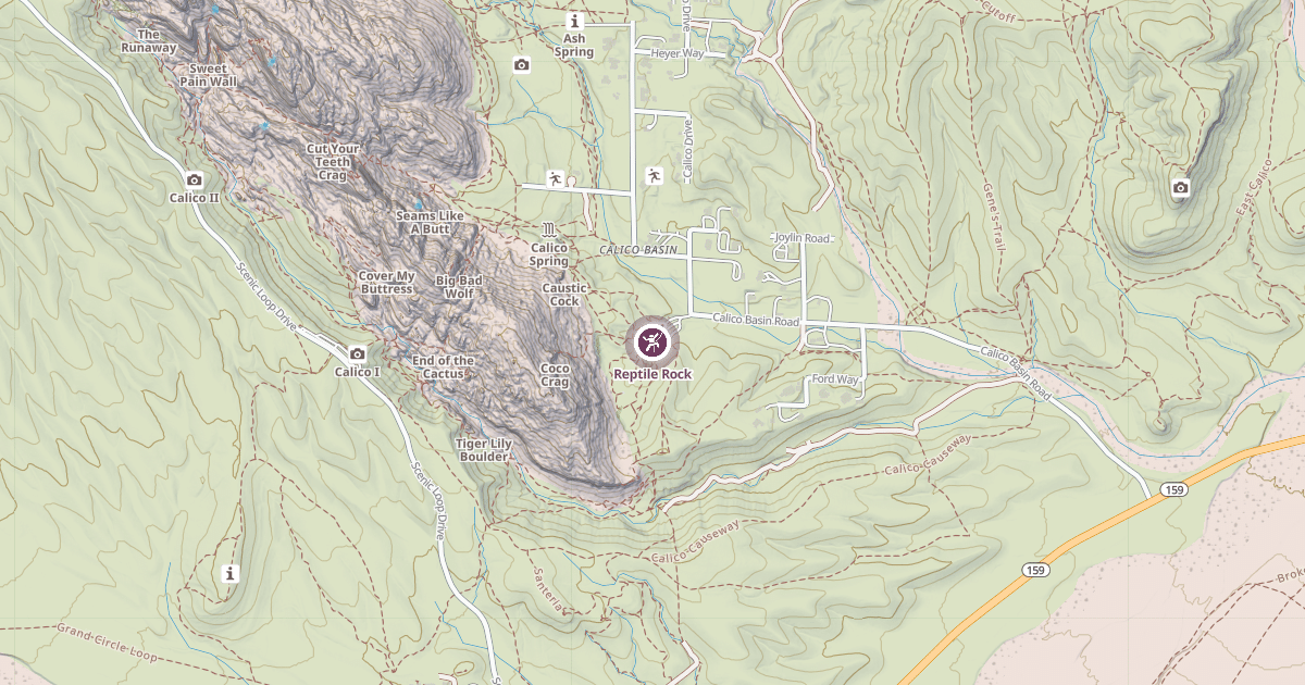 Map preview of Reptile Rock