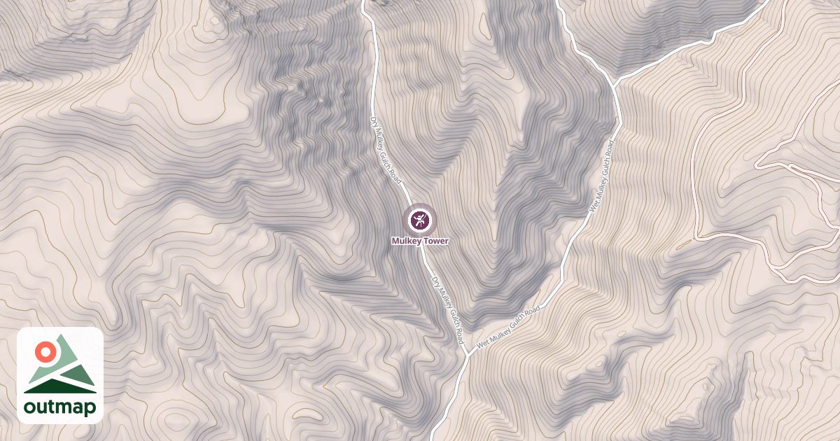 Map of Mulkey Tower