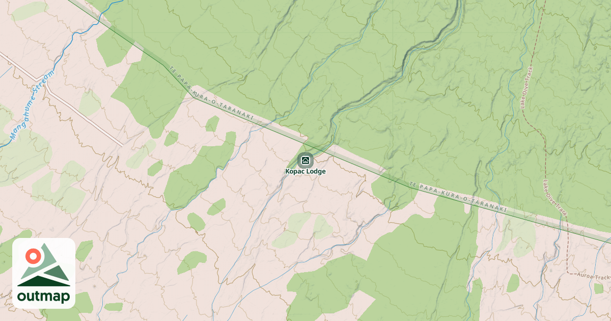 Map of Kopac Lodge