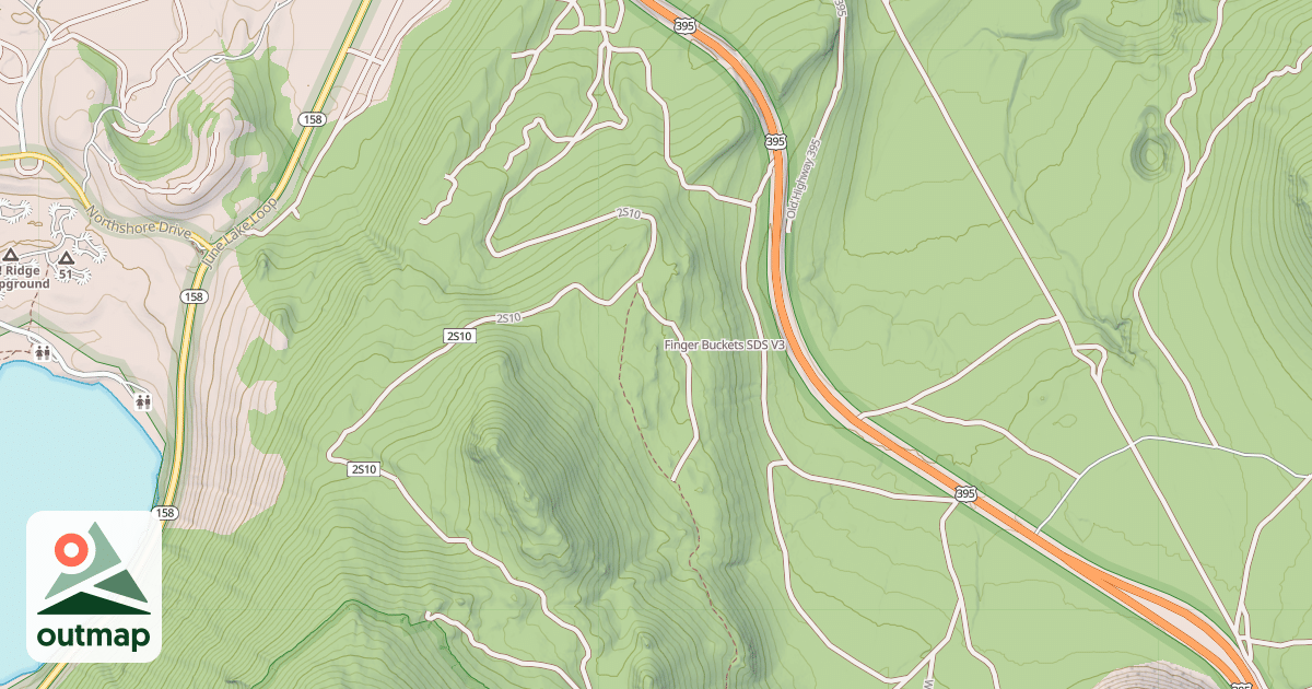 Map of Finger Buckets SDS