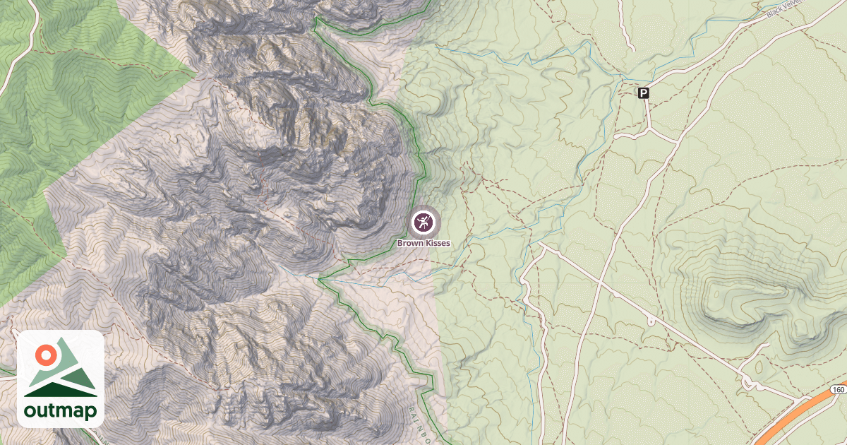 Map of Brown Kisses