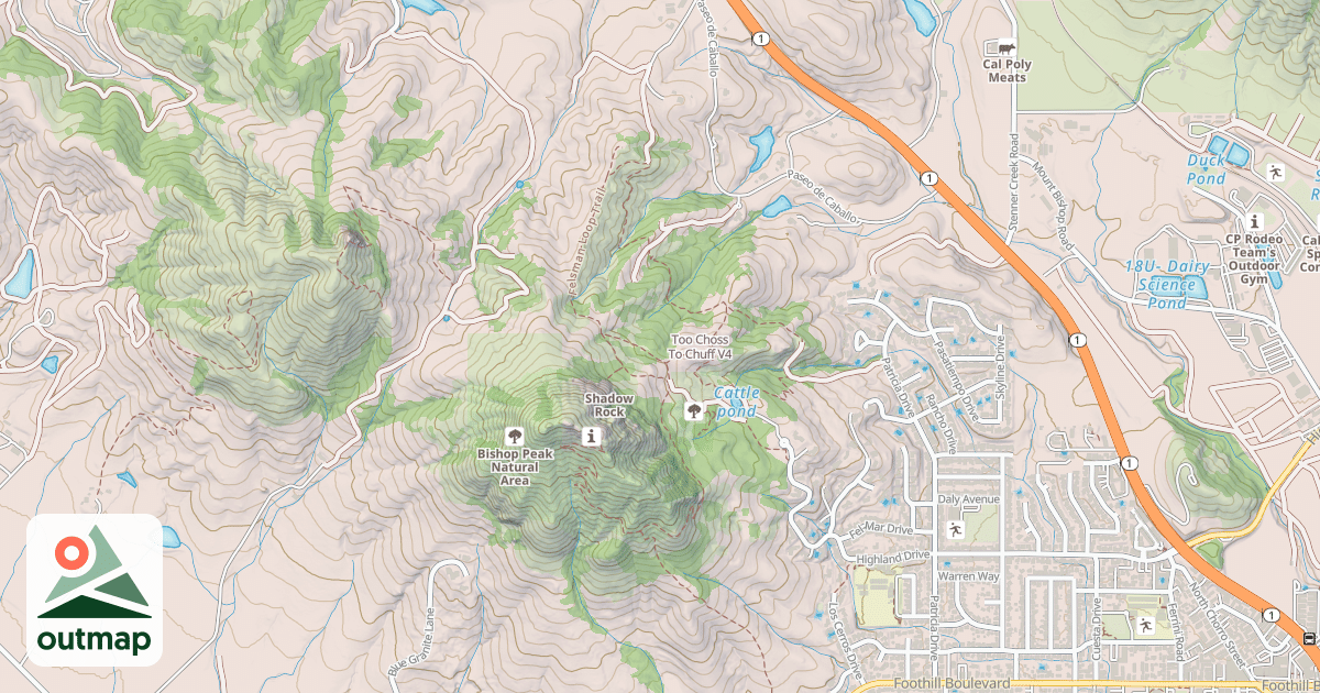 Map of Too Choss To Chuff