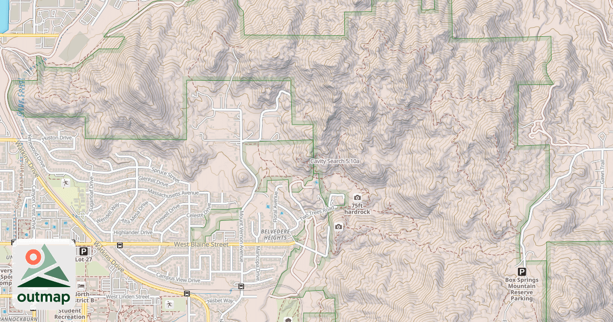 Map of Cavity Search