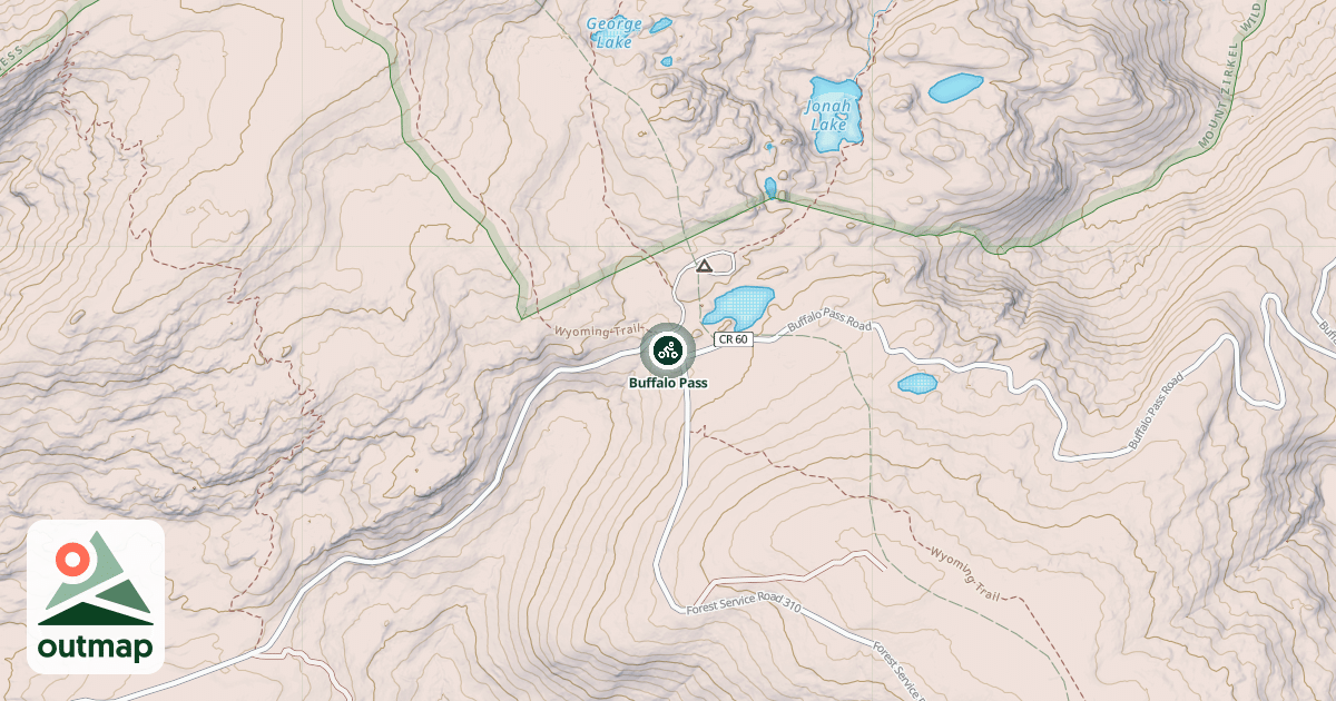 Map of Buffalo Pass