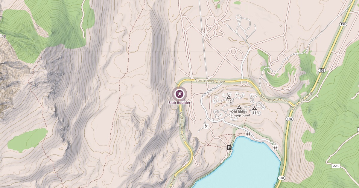 Map preview of Slab Boulder