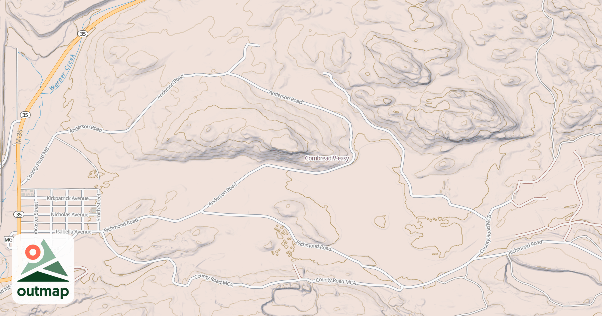 Map of Cornbread