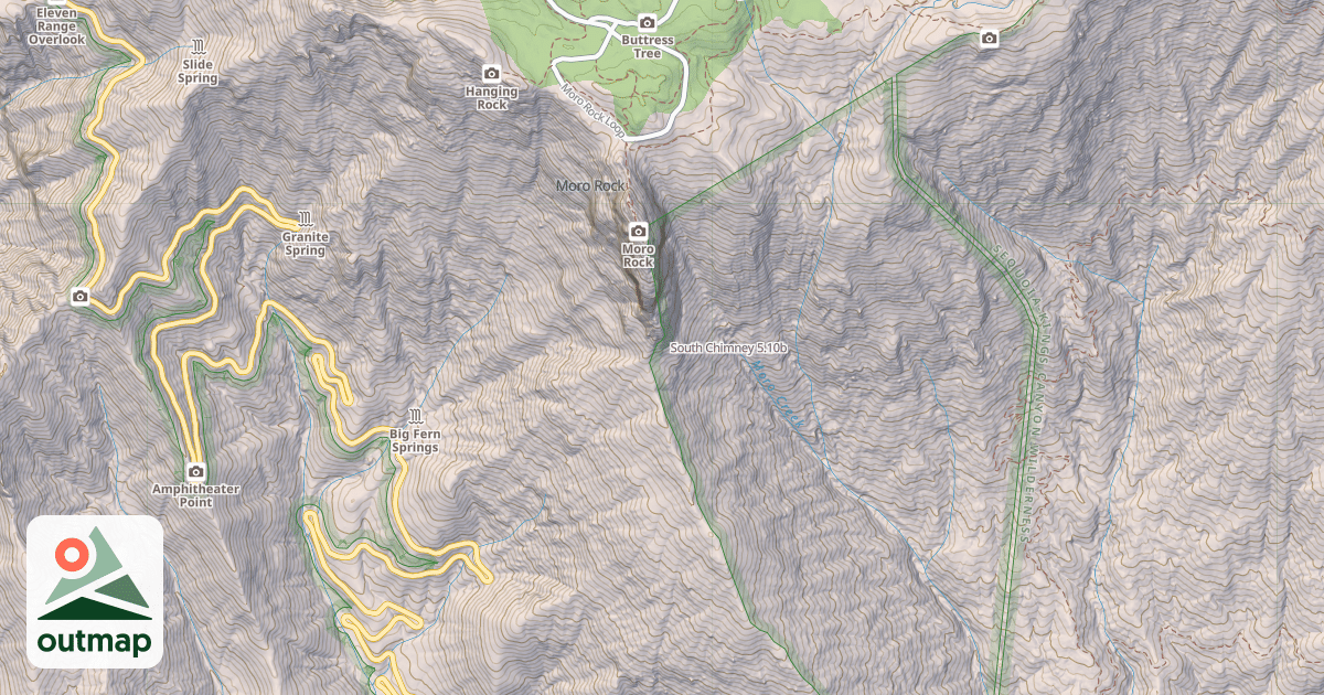 Map of South Chimney