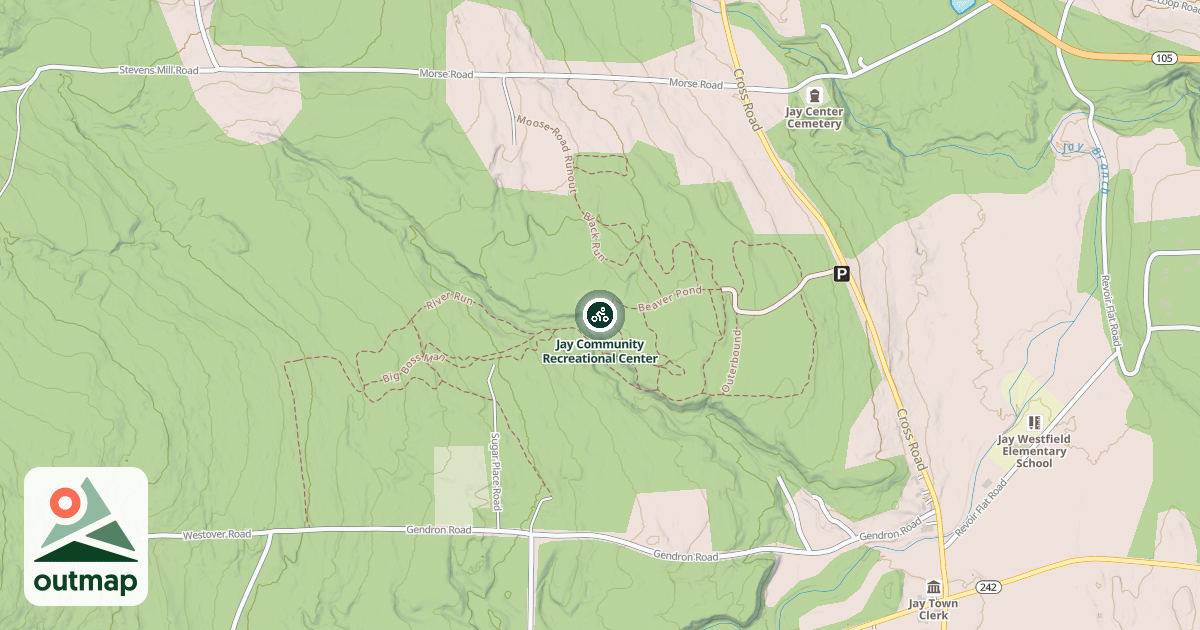 Map of Jay Community Recreational Center