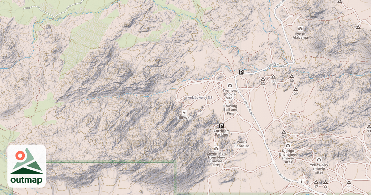 Map of Ankles Away