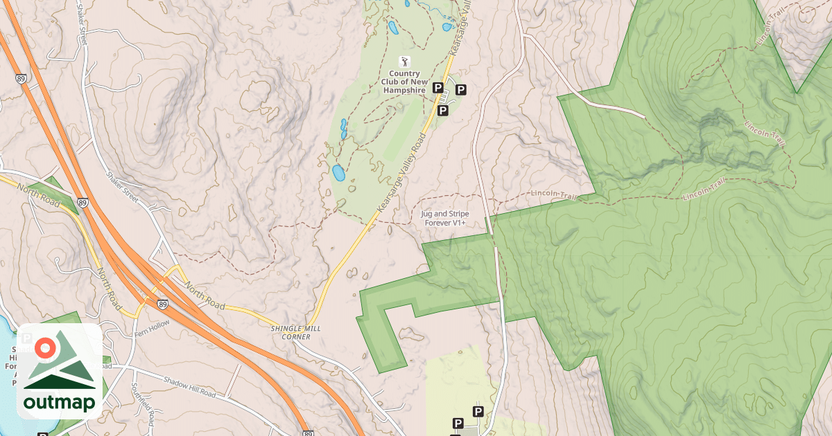 Map of Jug and Stripe Forever