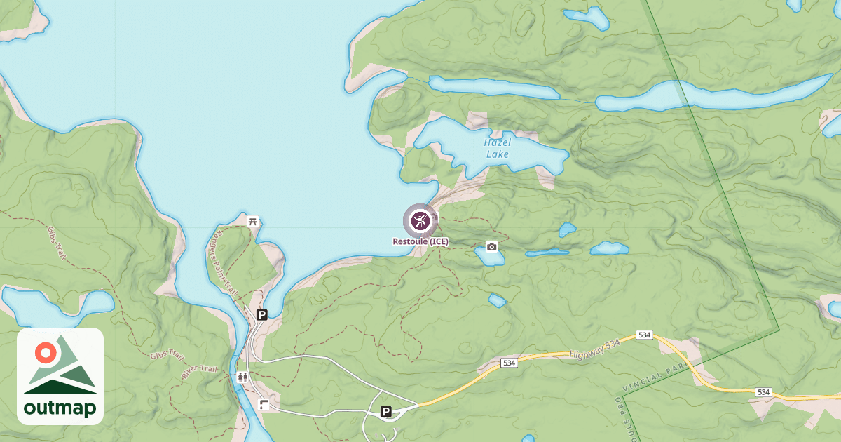 Map of Restoule (ICE)