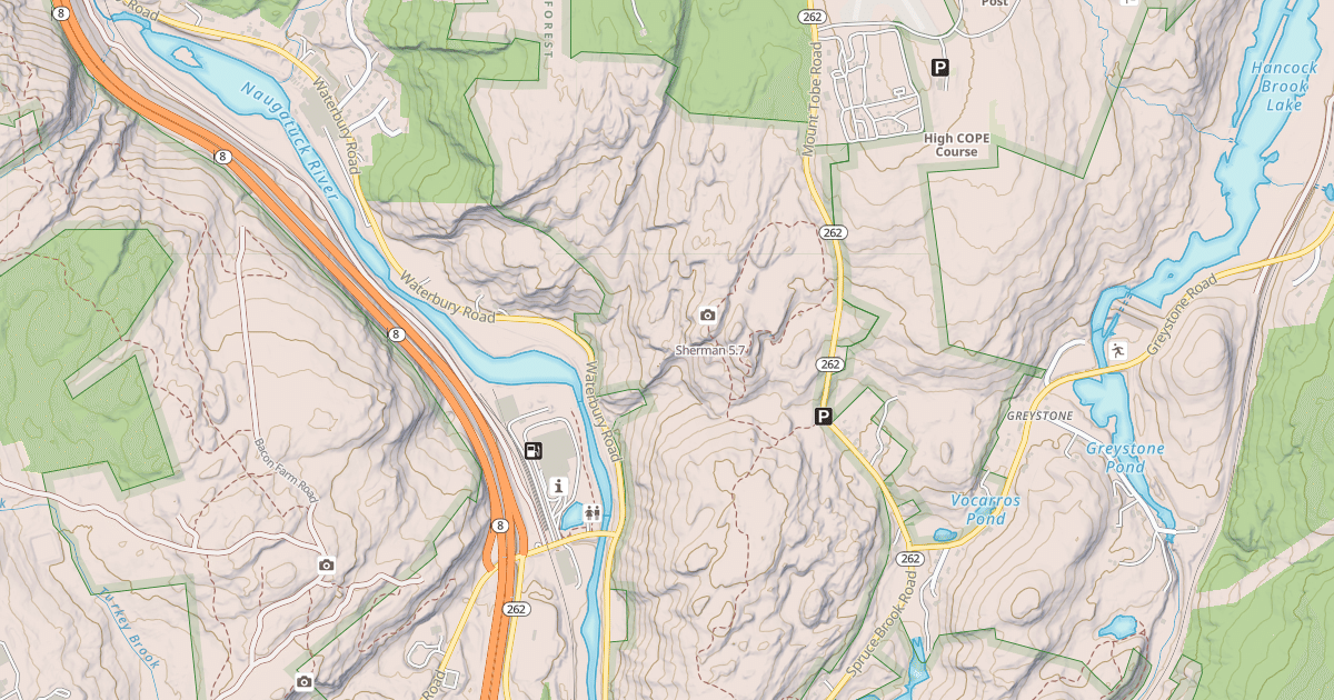 Map preview of Sherman