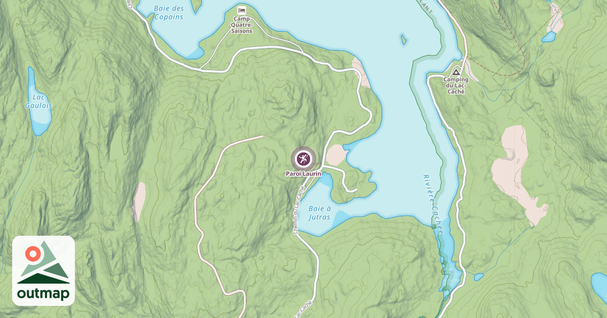 Map of Paroi Laurin