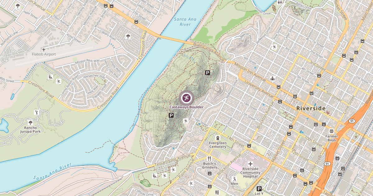 Map preview of Castaways Boulder