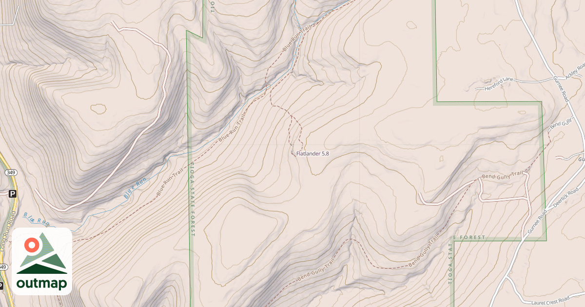 Map of Flatlander