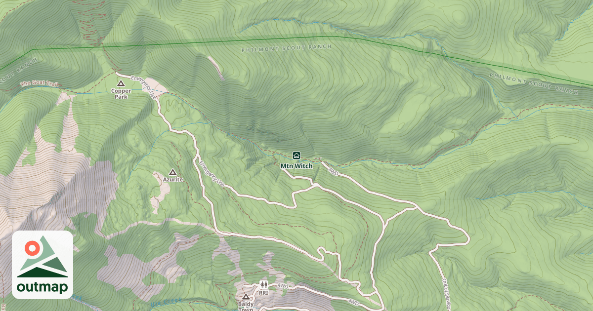 Map of Mtn Witch