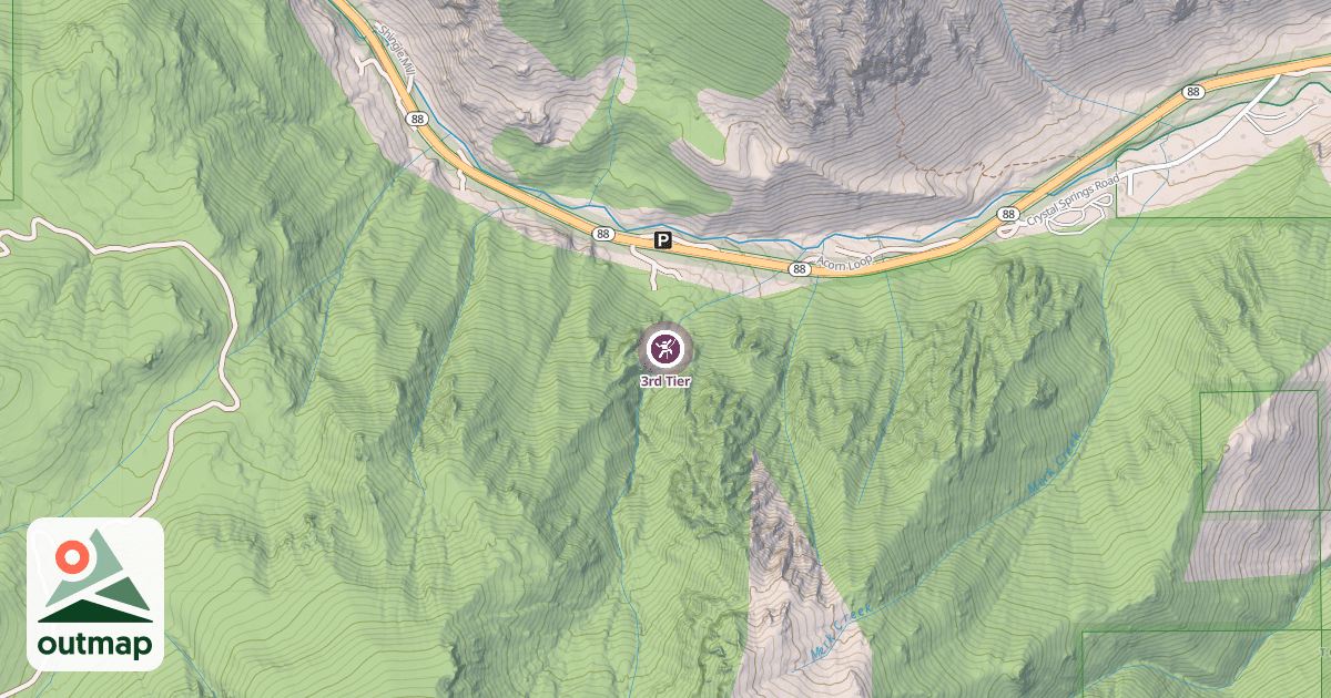 Map of 3rd Tier