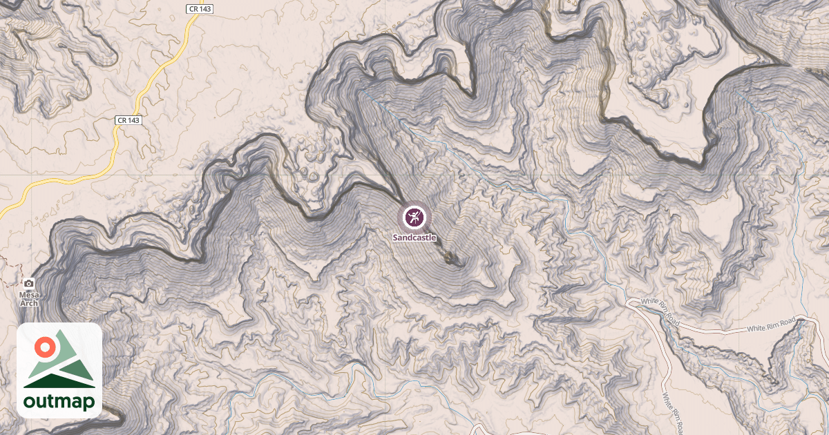 Map of Sandcastle