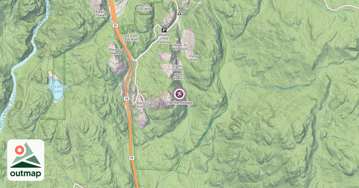 Map of The Hermitage