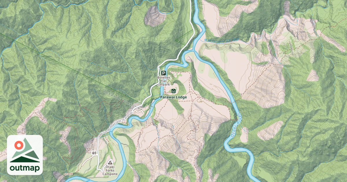 Map of Parawai Lodge
