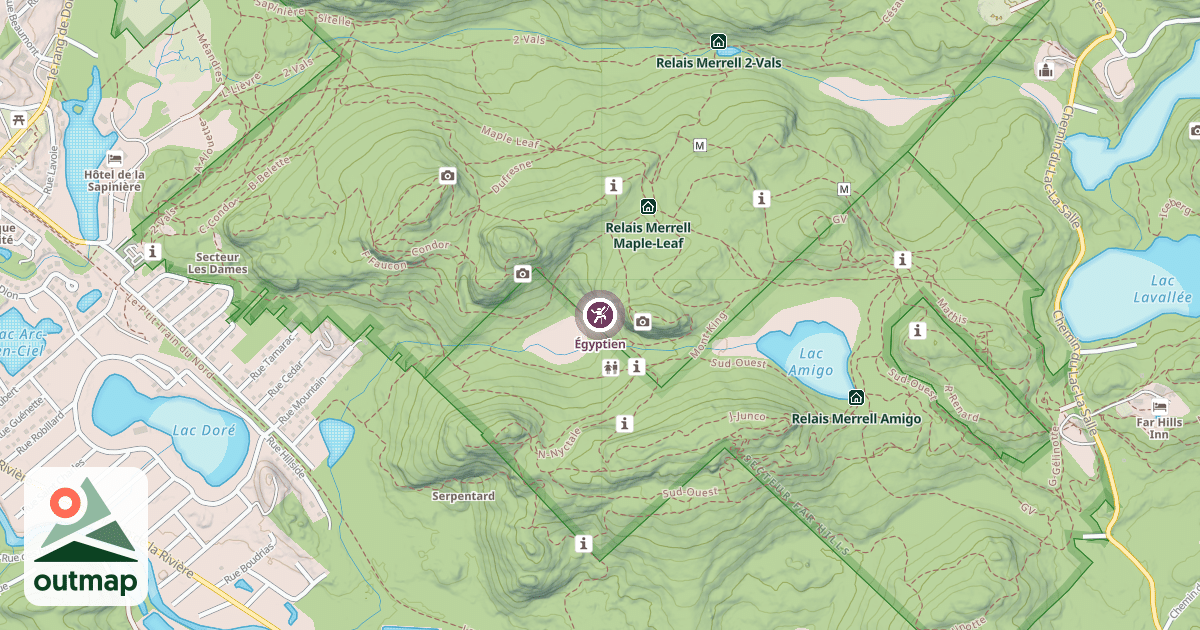 Map of Égyptien