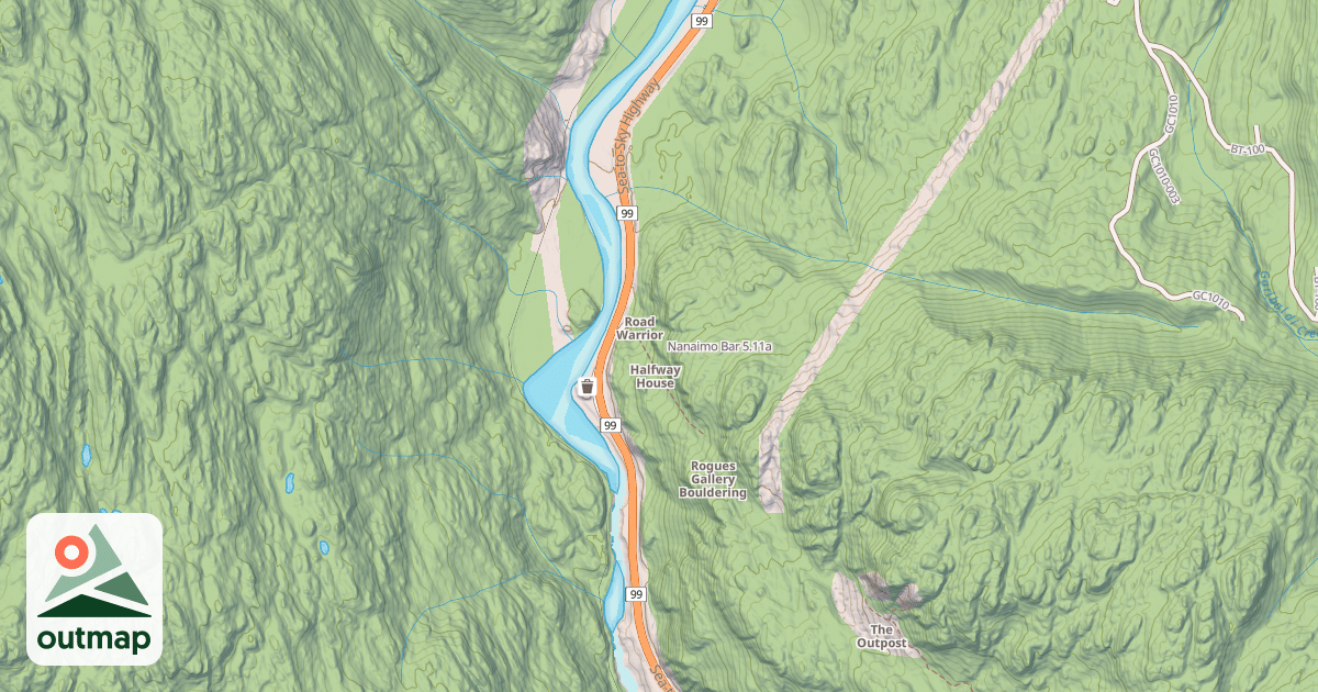 Map of Nanaimo Bar