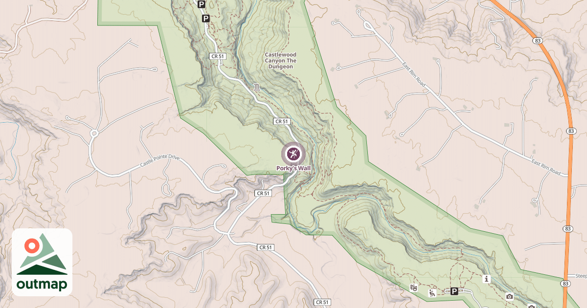 Map of Porky's Wall