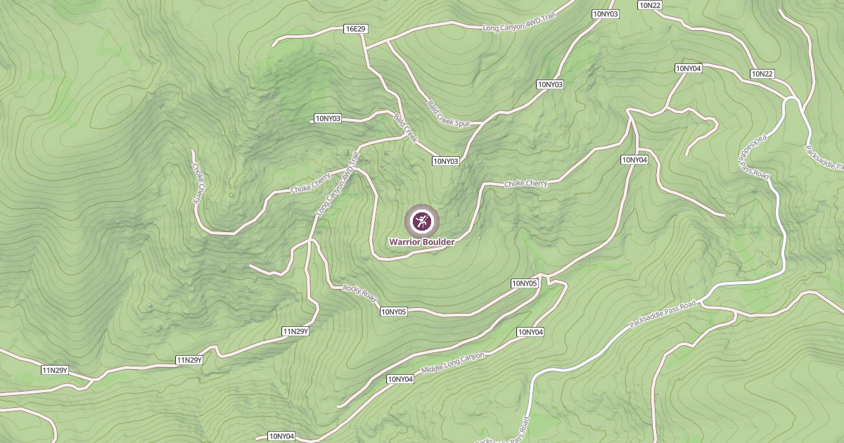Map preview of Warrior Boulder