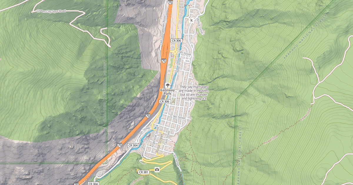 Map preview of They say marriages are made in Heaven, but so are thunder and lightning.