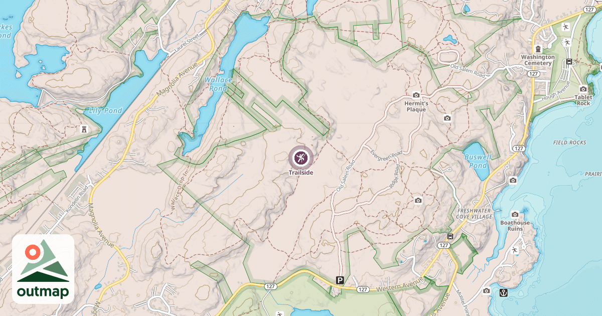 Map of Trailside