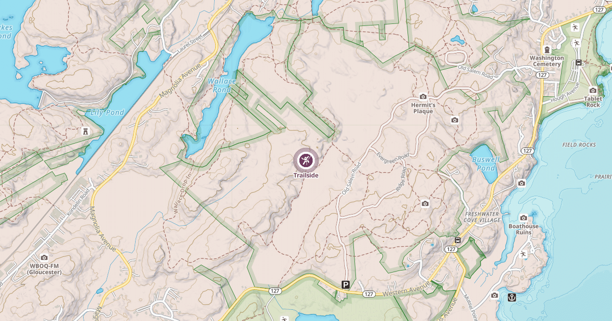 Map preview of Trailside