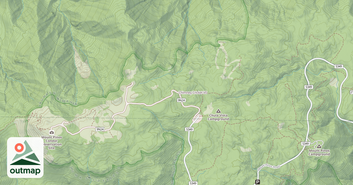 Map of Chimney Cricket