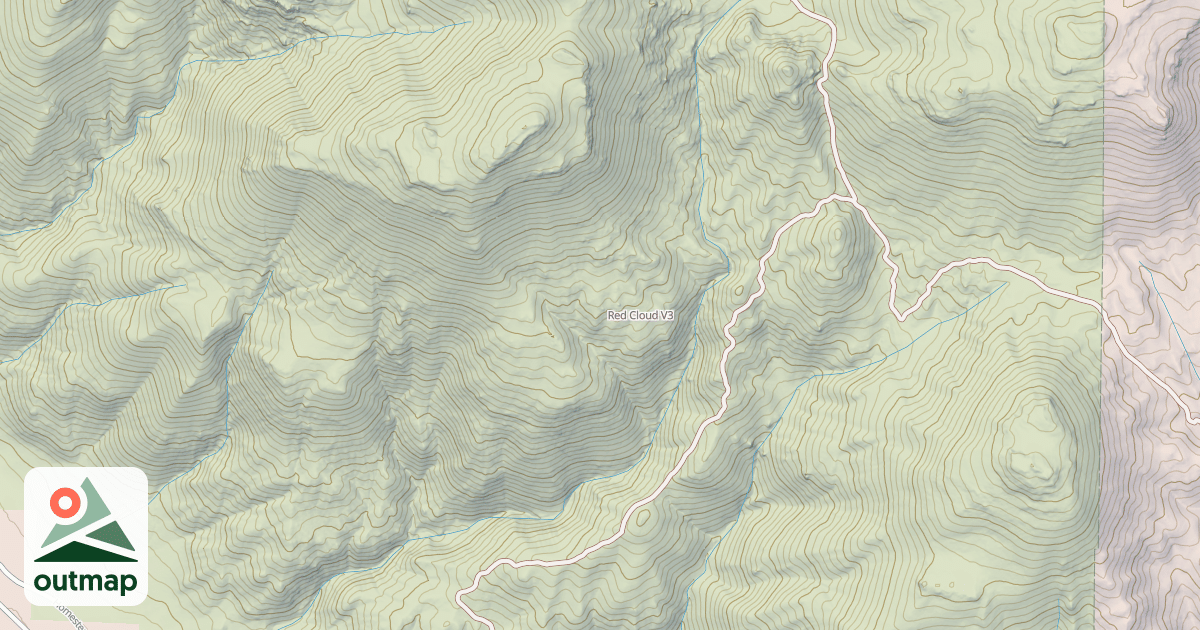 Map of Red Cloud