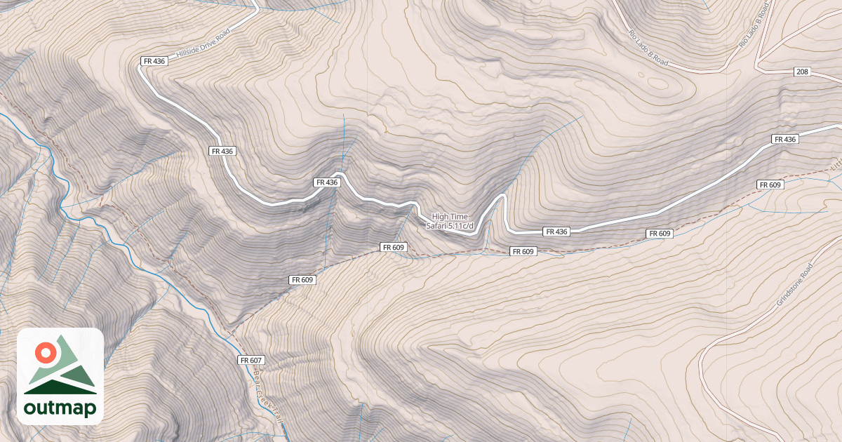 Map of High Time Safari