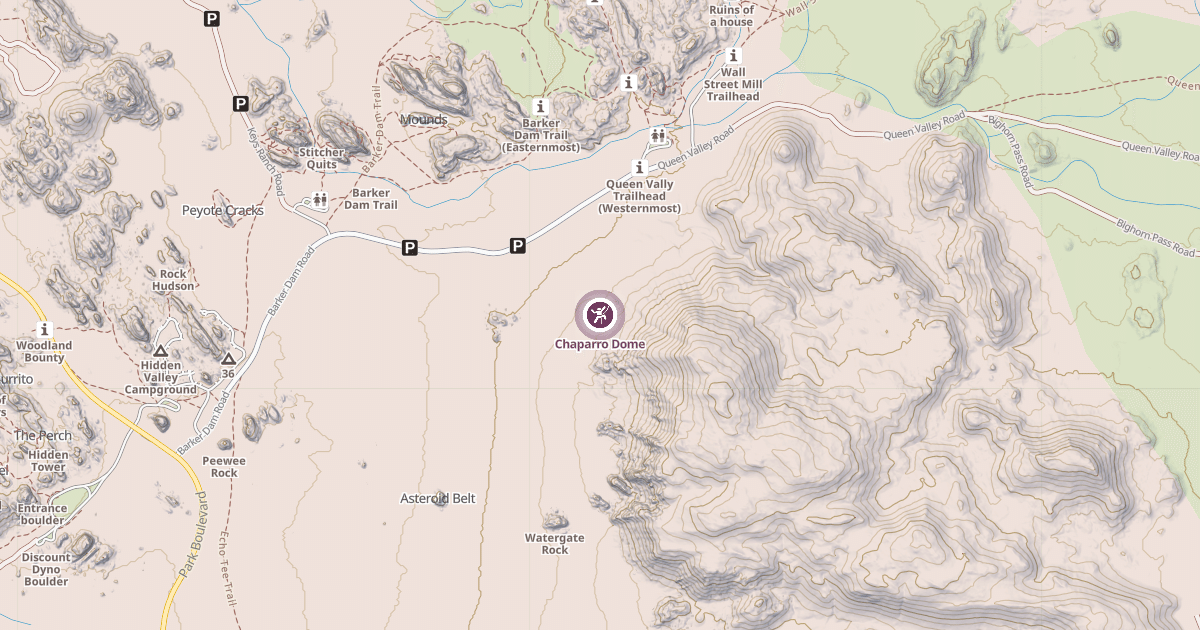 Map preview of Chaparro Dome