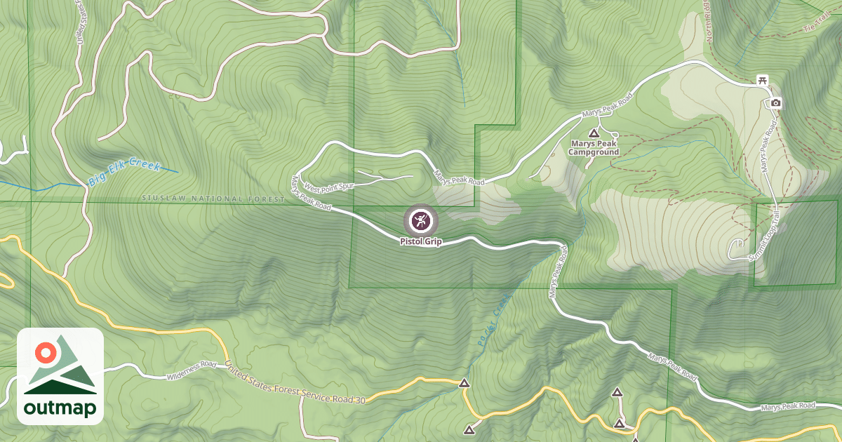 Map of Pistol Grip