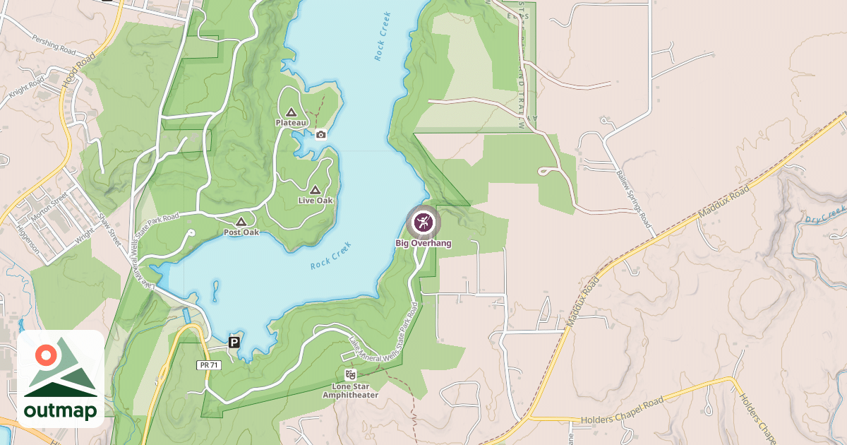 Map of Big Overhang