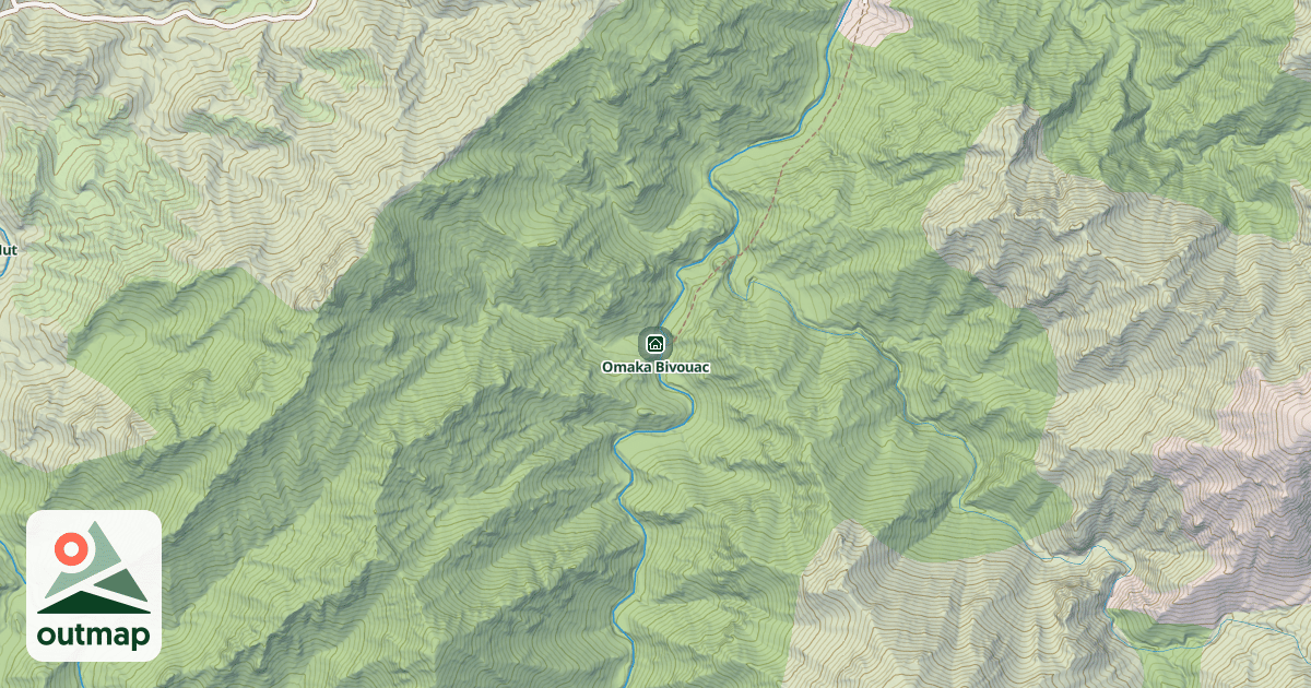 Map of Omaka Bivouac