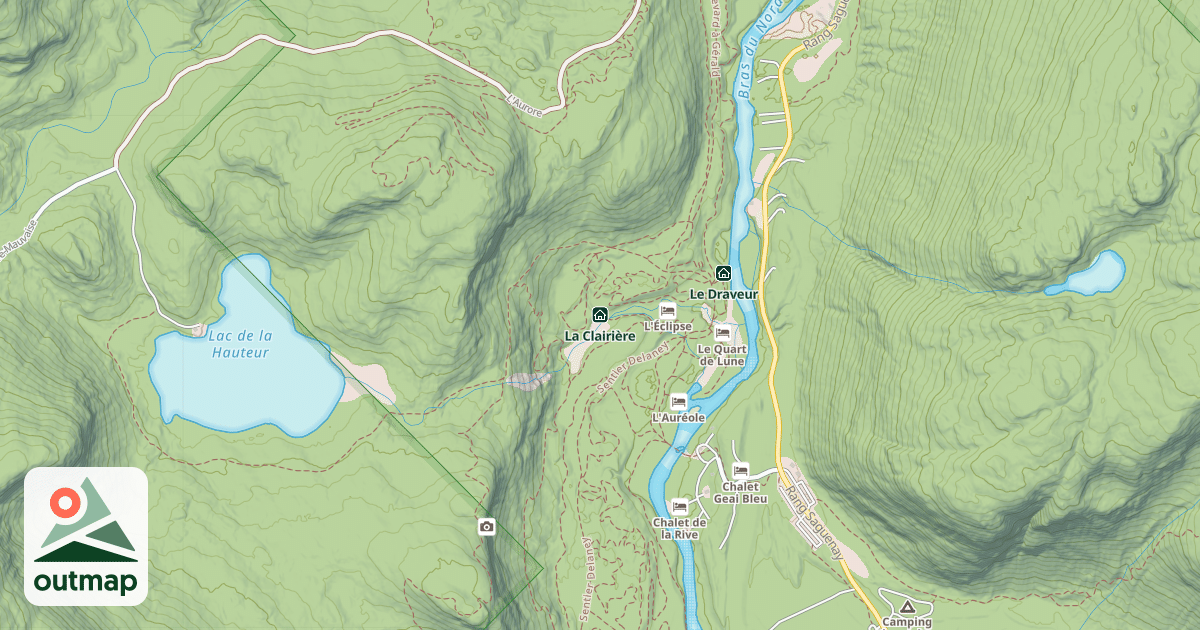 Map of La Clairière