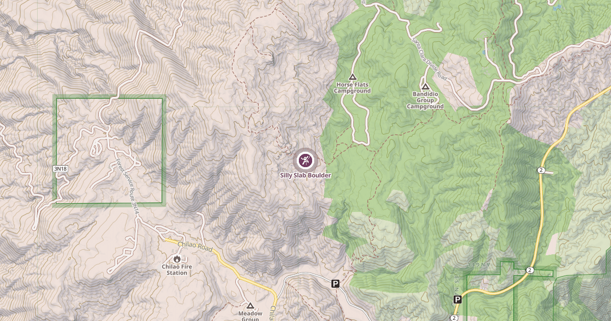 Map preview of Silly Slab Boulder
