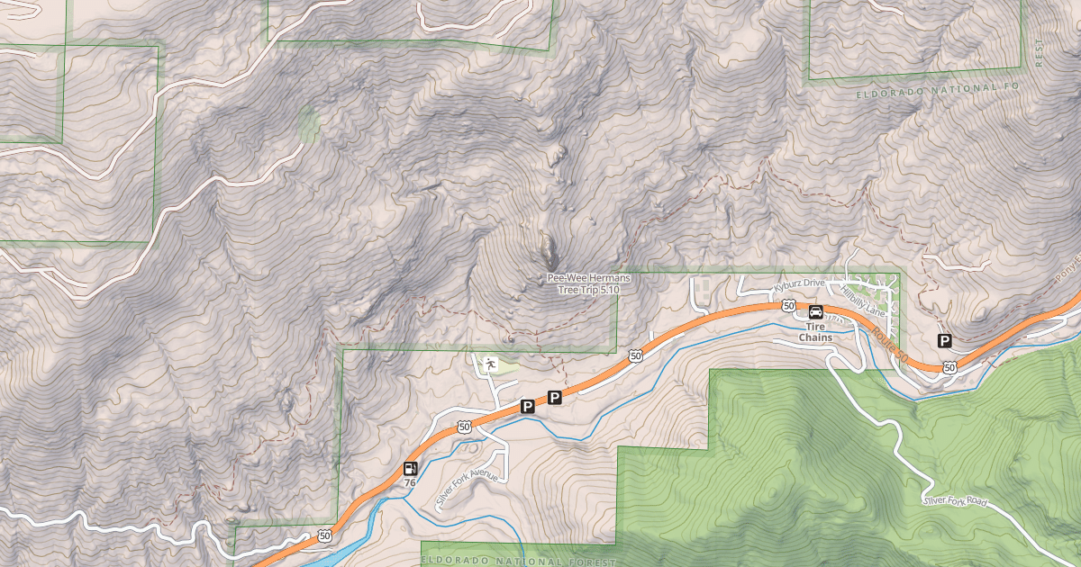 Map preview of Pee-Wee Hermans Tree Trip