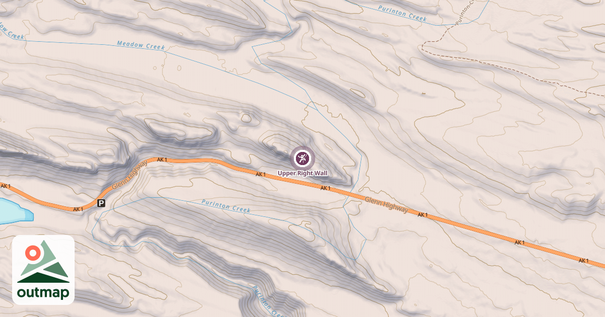 Map of Upper Right Wall