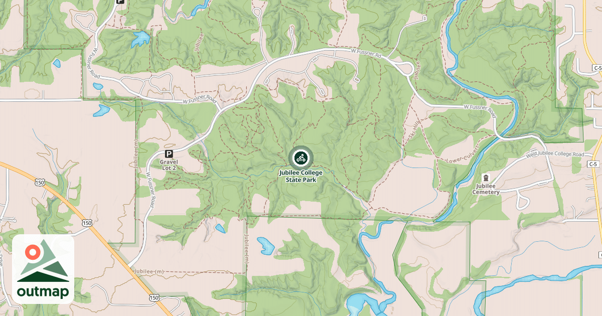 Map of Jubilee College State Park